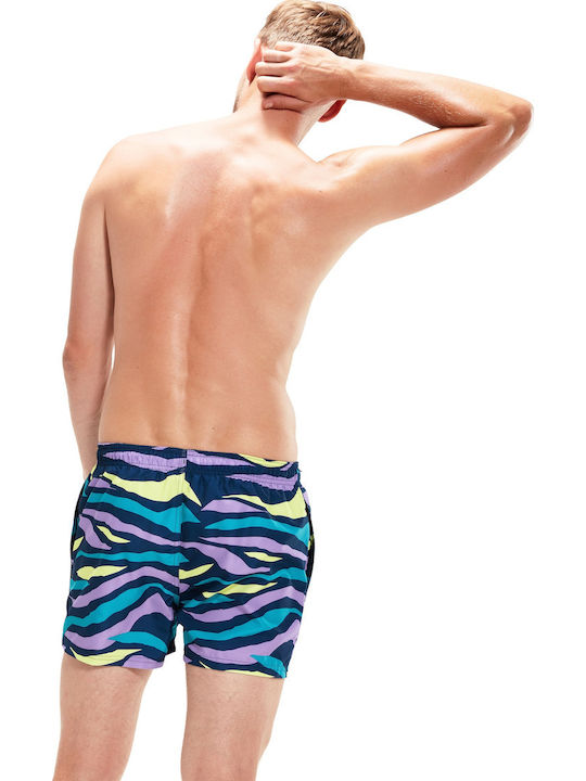 Men Men's Swimwear Shorts Multicolour with Patterns