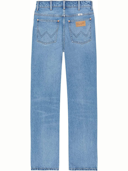 Wrangler High Waist Women's Jean Trousers in Straight Line