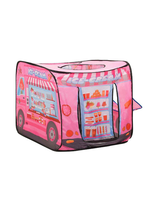 vidaXL Kids Vehicle Play Tent Ice Cream Truck 3107751 Pink