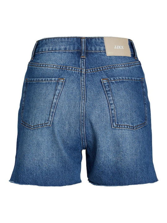 Women's Jean High-waisted Shorts Medium Blue Denim