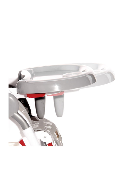 Lorelli Dulce Foldable Baby Highchair with Adjustable Height Cool Gray