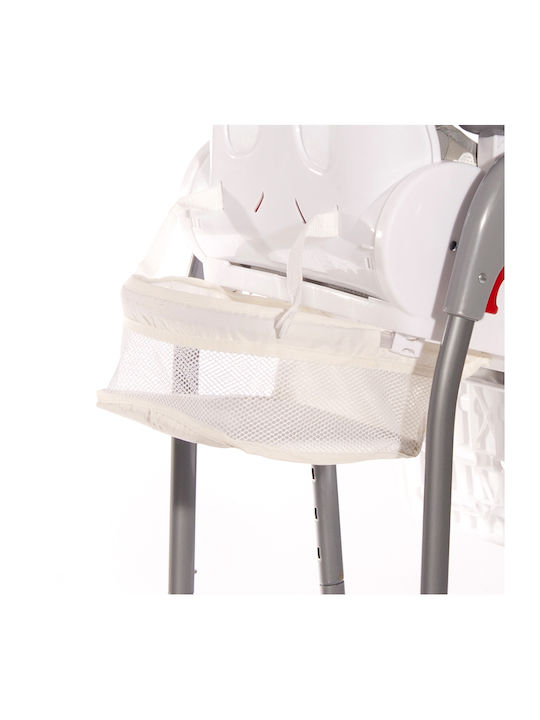 Lorelli Dulce Foldable Baby Highchair with Adjustable Height Cool Gray