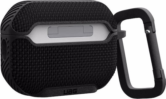 UAG Metropolis Ballistic Armr Pro Θήκη Σιλικόνης με Γάντζο σε Μαύρο χρώμα για Apple AirPods Pro 2