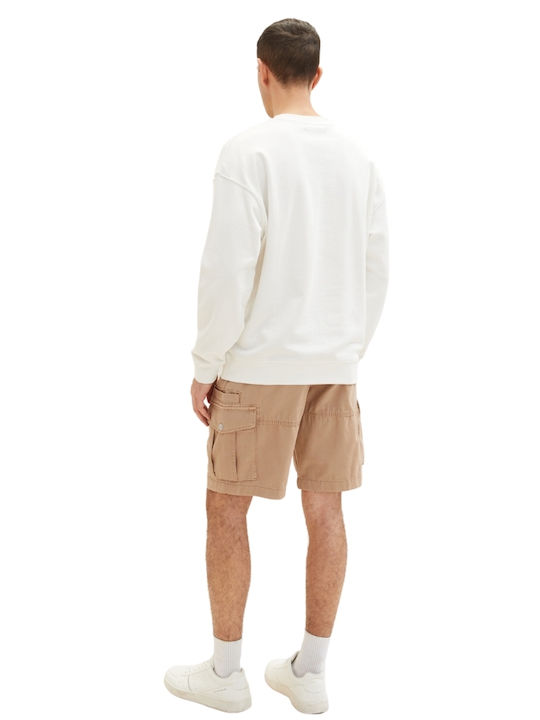 Tom Tailor Men's Shorts Cargo Dark Beige