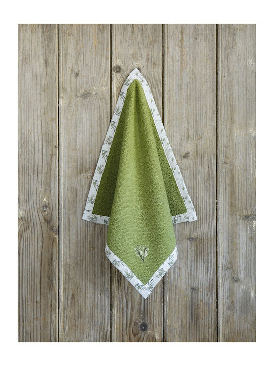 Nima Olea Towel in Green Color 40x40cm 32245 1pcs