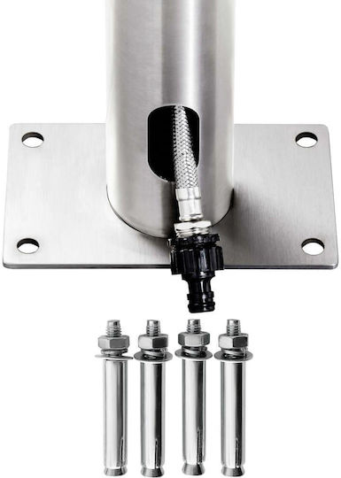 vidaXL Pool Shower 62x5cm Silver
