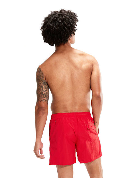 Speedo Hyper Boom Logo Men's Swimwear Shorts Red