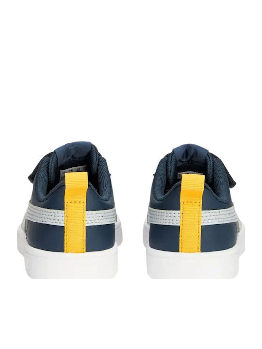 Rickie Kinder Sneakers mit Klettverschluss Navy / White