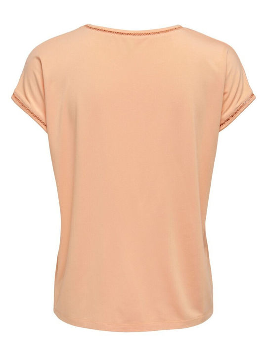 Only Women's T-shirt Orange