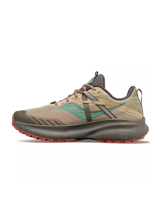 Saucony Ride 15 TR Γυναικεία Trail Μπεζ