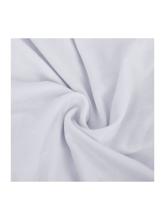 vidaXL Elastic Cover for Armchair White 90εκ. 1pcs 332948