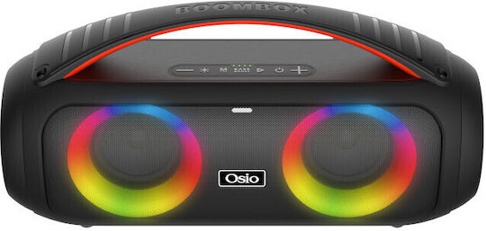 Osio Ηχείο Karaoke με Ενσύρματo Μικρόφωνο και Εφέ Φωτισμού OBT-8010 Μαύρο