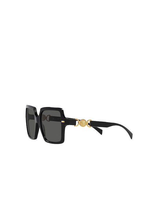 Versace Γυναικεία Γυαλιά Ηλίου με Μαύρο Κοκκάλινο Σκελετό και Μαύρο Φακό VE4441 GB1/87