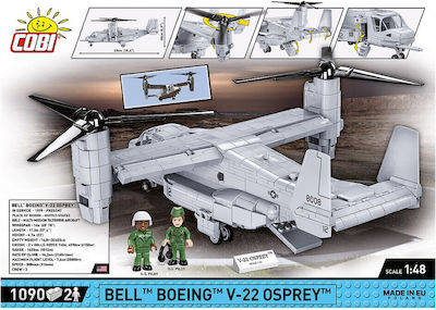 Cobi Tocuri Armed Forces - Bell-Boeing V-22 Osprey pentru 9+ ani 1090buc