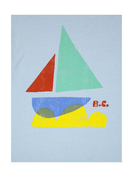 Bobo Choses Μπλούζα T-Shirt Multicolor Sail Boat