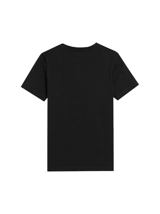 4F Kinder-T-Shirt Schwarz