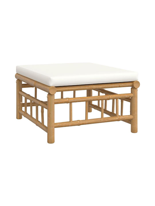 Garten- und Outdoor-Möbelsets 4 Stück Weiß Crem mit Kissen