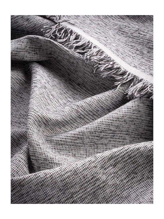 Madi Monocolore Ριχτάρι Πολυθρόνας 170x180εκ. Grey