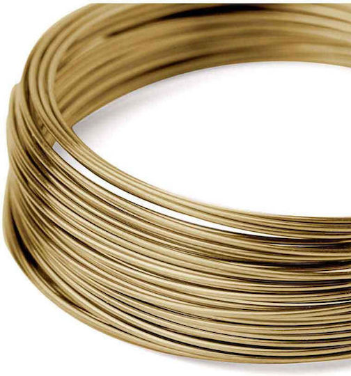 Art & Colour Metallic Wire for Jewelry Gold Thickness 2mm.