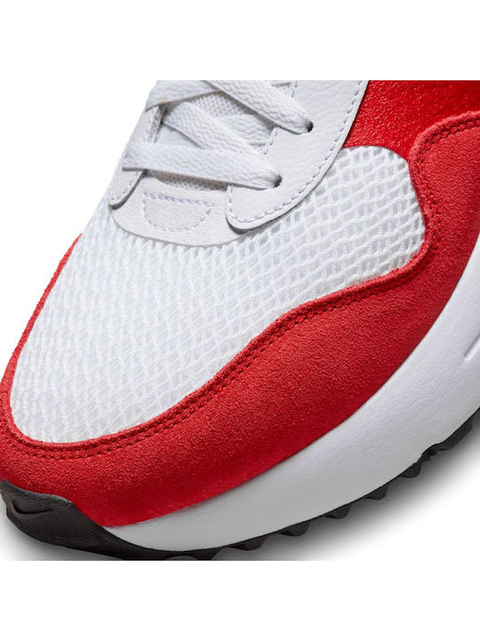 Air Max Systm Ανδρικά Sneakers White / University Red / Photon Dust DM9537-104