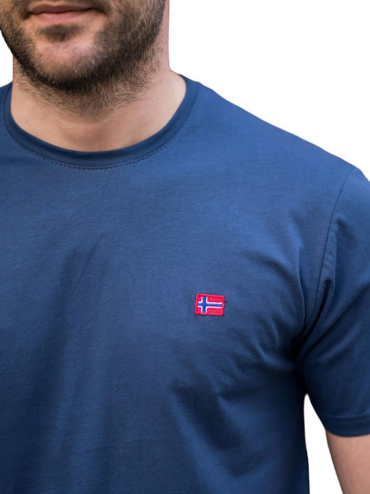 CLVER BASIC TEE BLAU KLEIN LOGO