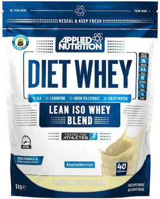 Applied Nutrition Diet Whey Πρωτεΐνη Ορού Γάλακτος με Γεύση Vanilla Ice Cream 1kg