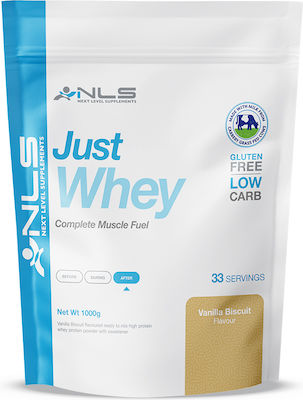 NLS Just Whey Whey Protein Gluten Free with Flavor Vanilla Biscuit 1kg