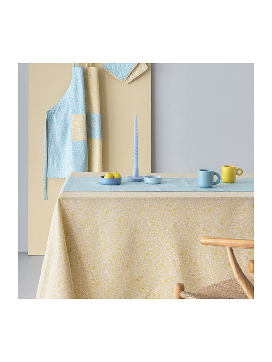 Palamaiki Tati Cotton & Polyester Tablecloth Yellow 150x180cm