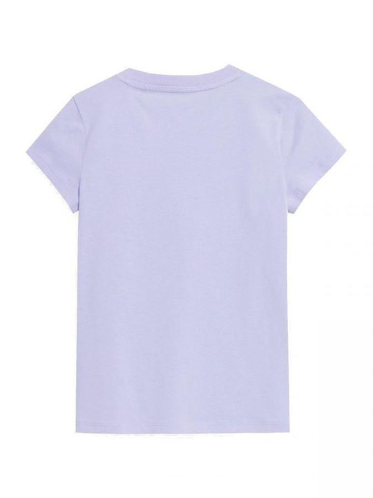 4F T-shirt Μωβ