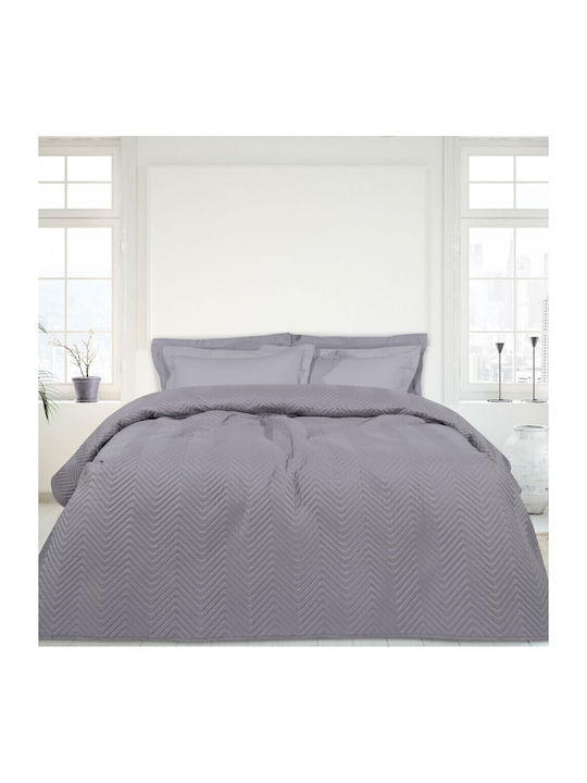 Das Home 9601 Coverlet Single Microfiber Dark Grey 160x240cm
