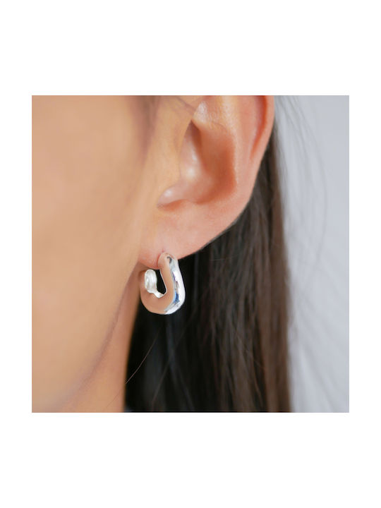 Enamel Hoops Gianna E273S 925 silver