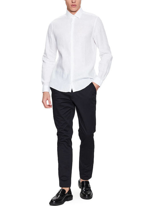 Trousers Suit Elastic in Slim Fit Black