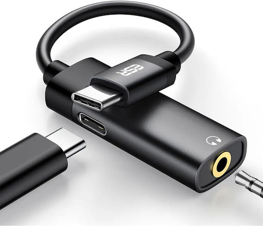 ESR Konverter USB-C männlich zu 3.5mm / USB-C weiblich 1Stück