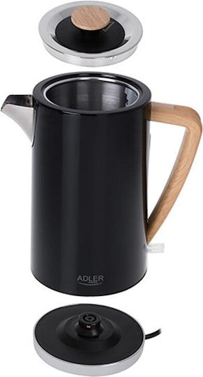 Adler Βραστήρας 1.5lt 2200W Μαύρος