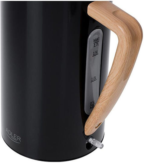 Adler Βραστήρας 1.5lt 2200W Μαύρος