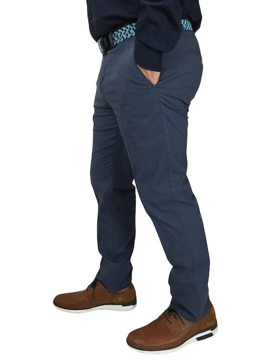 SUMMER CHINOS TROUSERS 105.21.FRANKLIN-17 INDIGO FREEMAN (05.21.FRANKLIN-17 INDIGO)