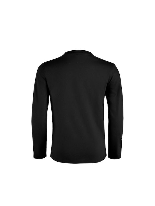 Kids long-sleeve unisex "Among Us But Impostor Can Change Color" Black