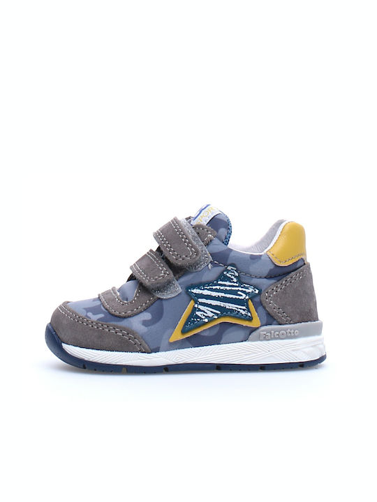 Children's Boot 001-2015873-03- FALCOTTO NEW FERDI GREY-YELLOW