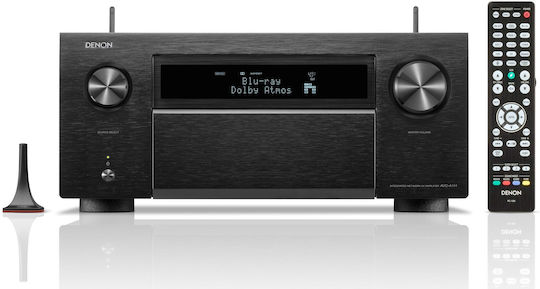 Denon AVC-A1H Home Cinema Amplifier 4K/8K 15.4 Channels 150W/8Ω 190W/6Ω with HDR and Dolby Atmos Black