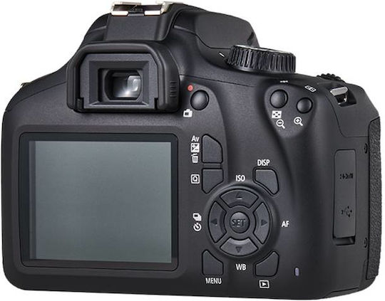 Canon DSLR Camera EOS 4000D Crop Frame Kit (EF-S 18-55mm F3.5-5.6 DC III + EF-S 75-300mm F4-5.6 DC III) Black