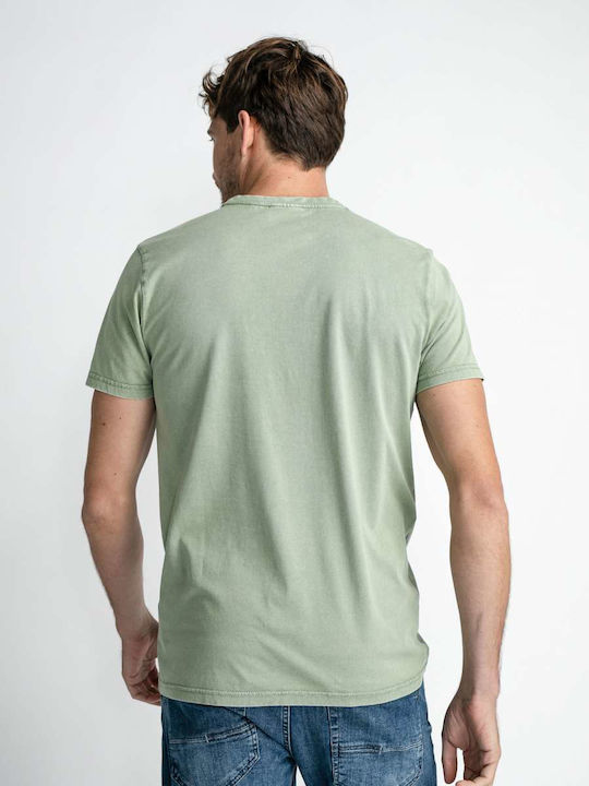 Petrol Industries Men's Short Sleeve T-shirt Green