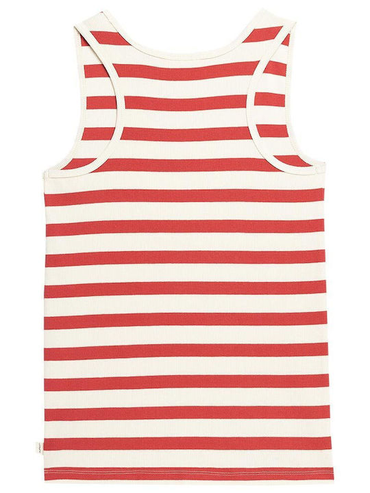 Outhorn Women's Summer Blouse Cotton Sleeveless Striped Multicolour