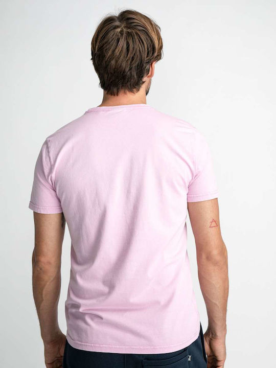 Petrol Industries Herren T-Shirt Kurzarm Rosa