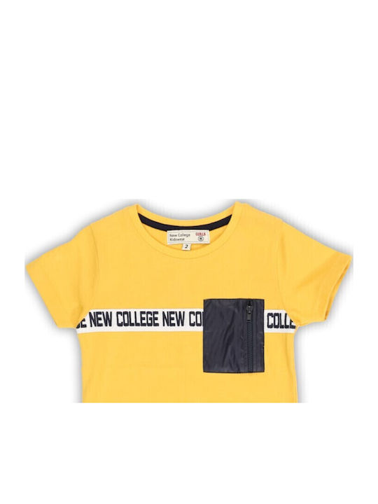 Kinder-T-Shirt Gelb