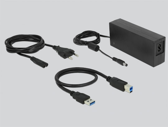 DeLock Docking Station for 4 Hard Drives SATA 2.5" / 3.5" with Connection USB 3.0 (64063)