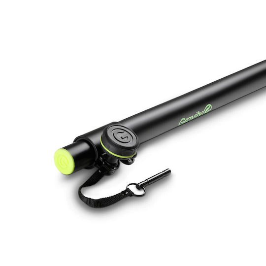 Gravity SP-2332B Σωλήνας Σύνδεσης Ηχείων PA ύψους 82-140cm σε Μαύρο Χρώμα