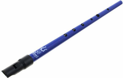 Clarke Tinwhistle Irish Metallic Recorder Sweetone Baroque C Blue