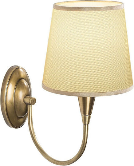 Opviq Elefant Vintage Lampă De Perete Auriu 28x28x16cm