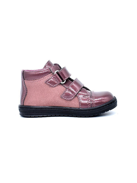 Bibelot 4146-P Children's leather boots for girl