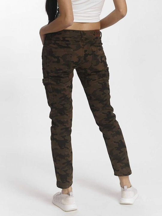 DEF Boyfriend Jeans Manaboom in camouflage